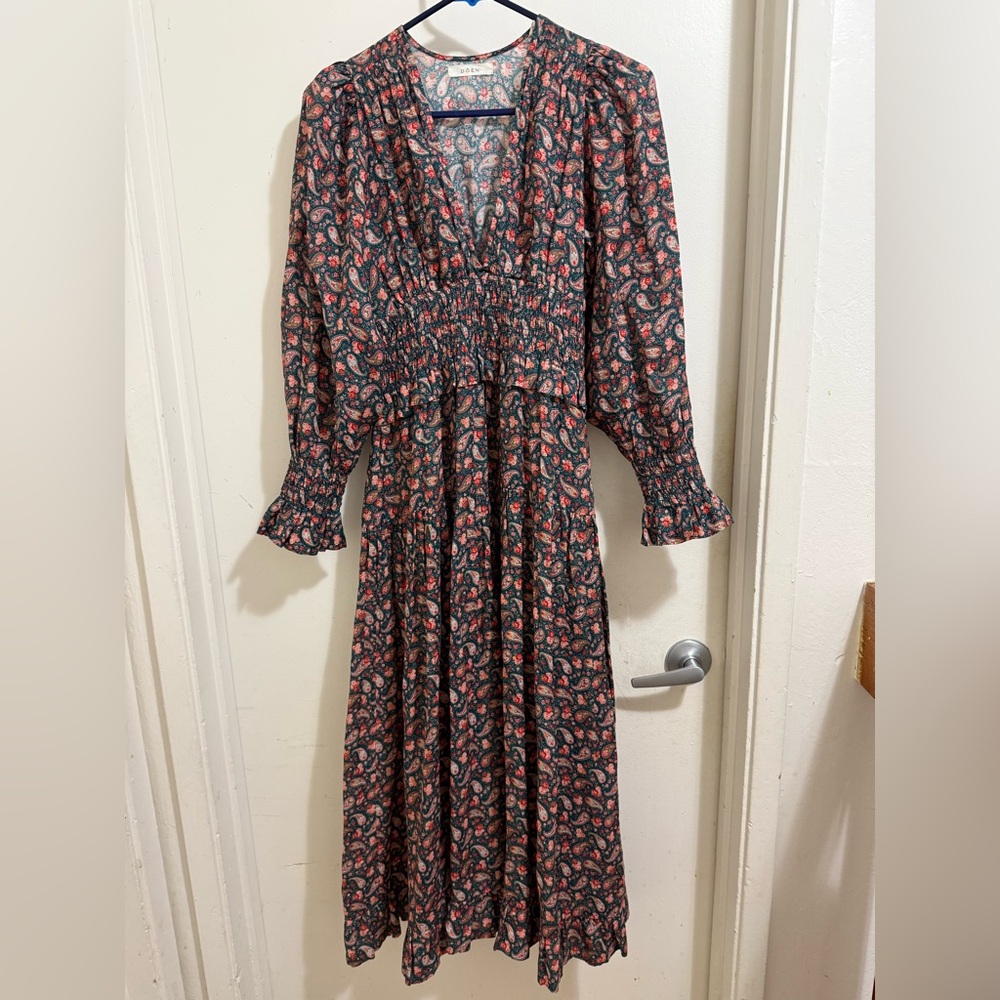 Doen Floral Print Long Dress